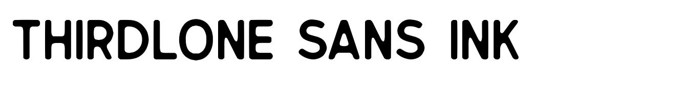 Thirdlone Sans Ink